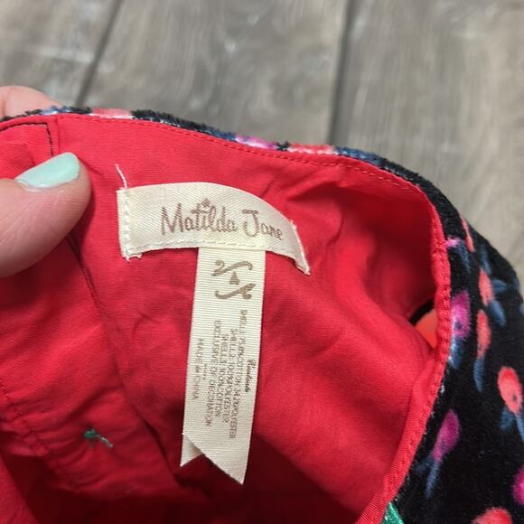 Matilda Jane Floral Glittery Top Little Girls Size 4 - Picture 9 of 9